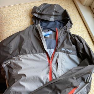 Lightweight hooded Columbia jacket
